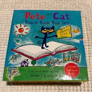Pete the Cat 3 Board Book Box Set - Multicolor